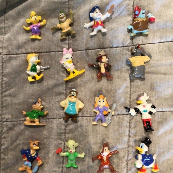 16 vintage rubber cartoon characters